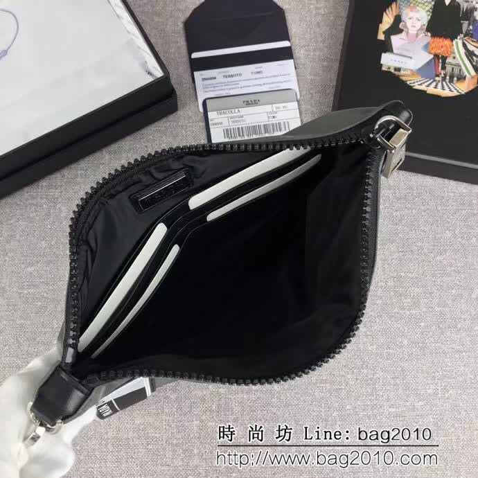 PRADA普拉達 專櫃同步 最新款式 限量版 時尚男士手包 2NH006 DD1160